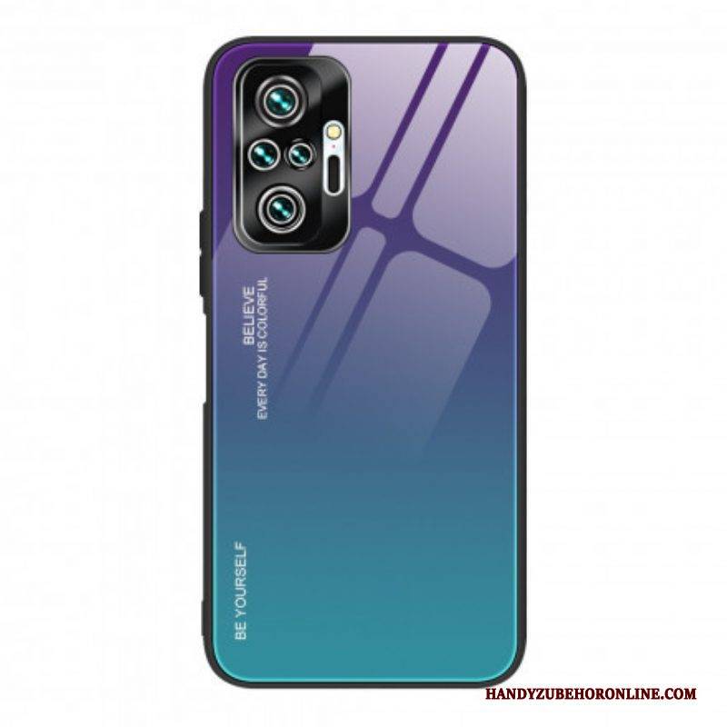 Handyhülle Für Xiaomi Redmi Note 10 Pro Gehärtetes Glas. Sei Du Selbst