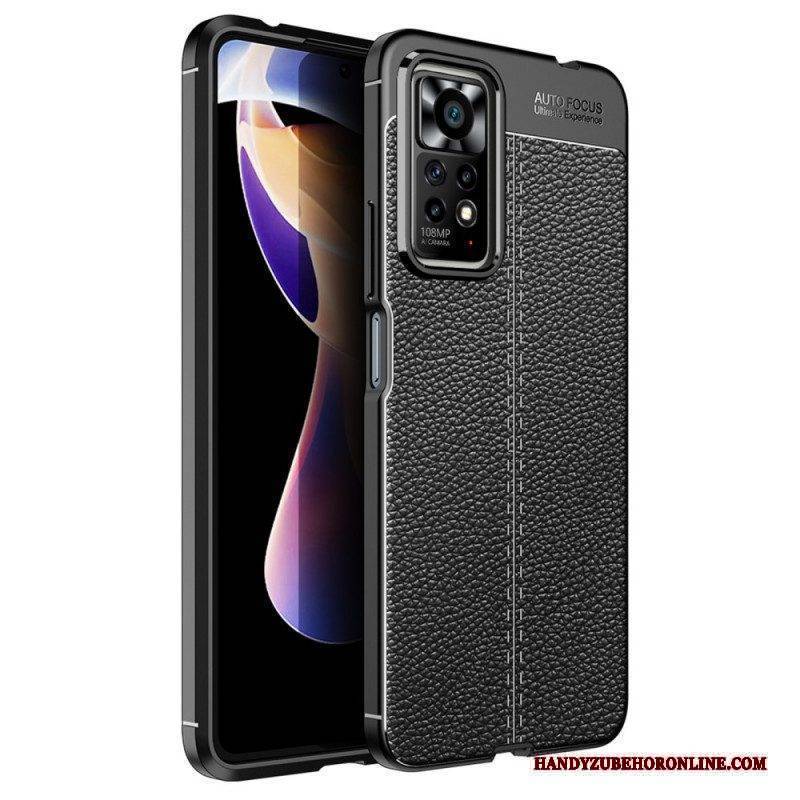 Handyhülle Für Xiaomi Redmi Note 11 Pro / 11 Pro 5G Doppellinien-litschi-ledereffekt