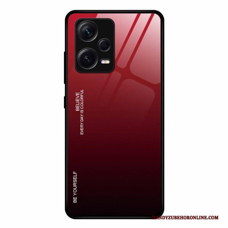 Handyhülle Für Xiaomi Redmi Note 12 Pro Plus Gehärtetes Glas. Sei Du Selbst