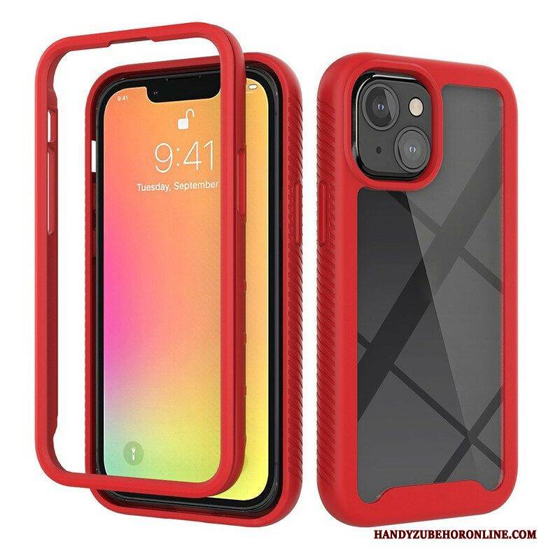 Handyhülle Für iPhone 13 Mini Silikonkanten Im Hybrid-design