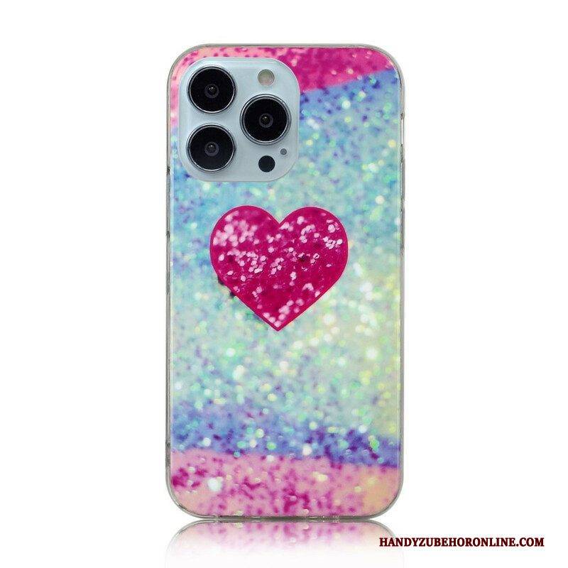 Handyhülle Für iPhone 13 Pro Glitzermarmor