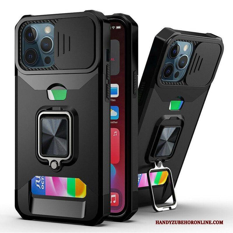 Handyhülle Für iPhone 13 Pro Max Multifunktionaler Linsenschutz