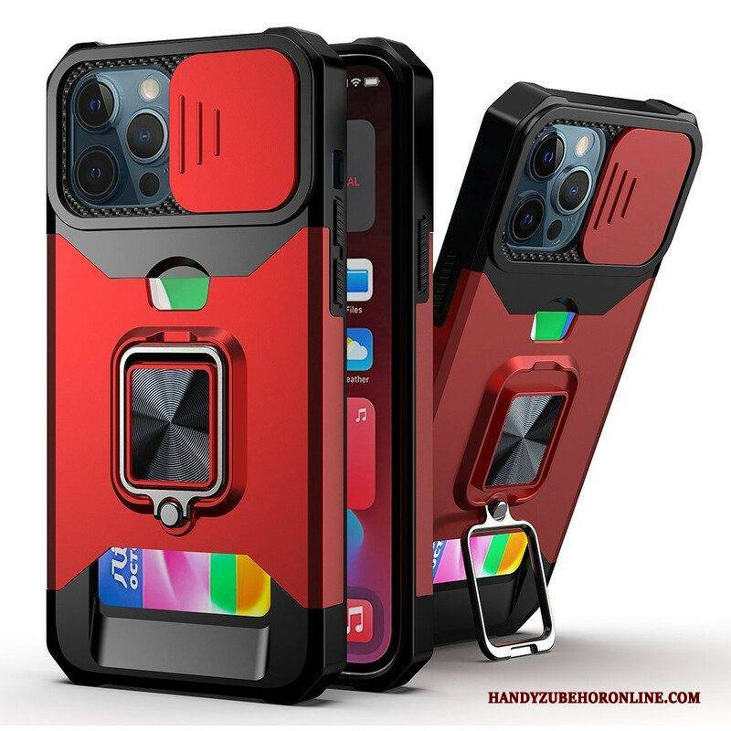 Handyhülle Für iPhone 13 Pro Max Multifunktionaler Linsenschutz