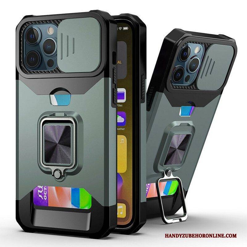 Handyhülle Für iPhone 13 Pro Max Multifunktionaler Linsenschutz