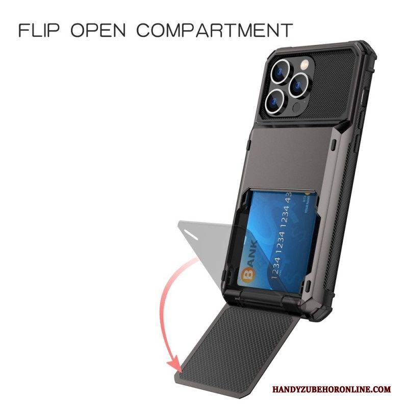 Handyhülle Für iPhone 14 Kartenhalter Im Flip-stil