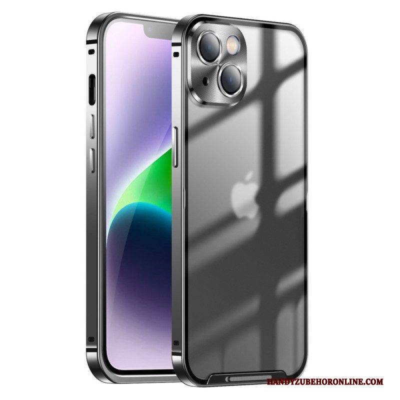 Handyhülle Für iPhone 14 Plus Kanten Und Rückseite Aus Aluminiumlegierung