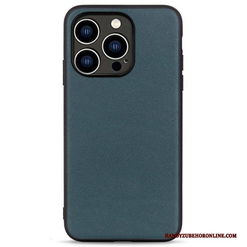 Handyhülle Für iPhone 14 Pro Echtes Leder