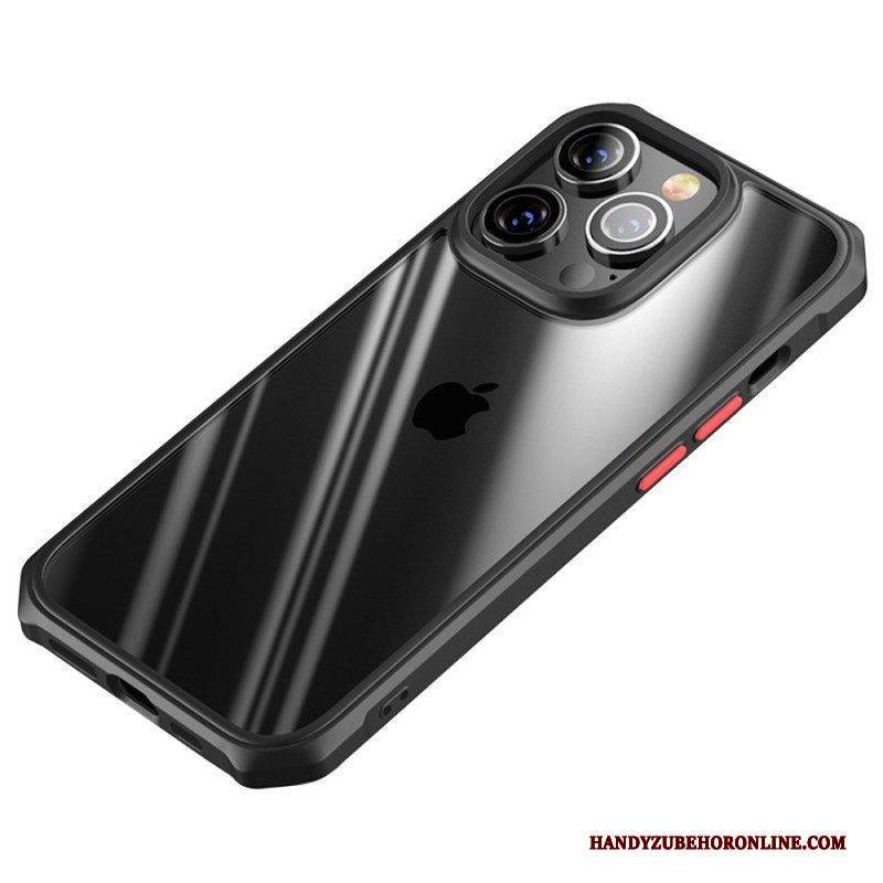 Handyhülle Für iPhone 14 Pro Hybride Farbige Knöpfe