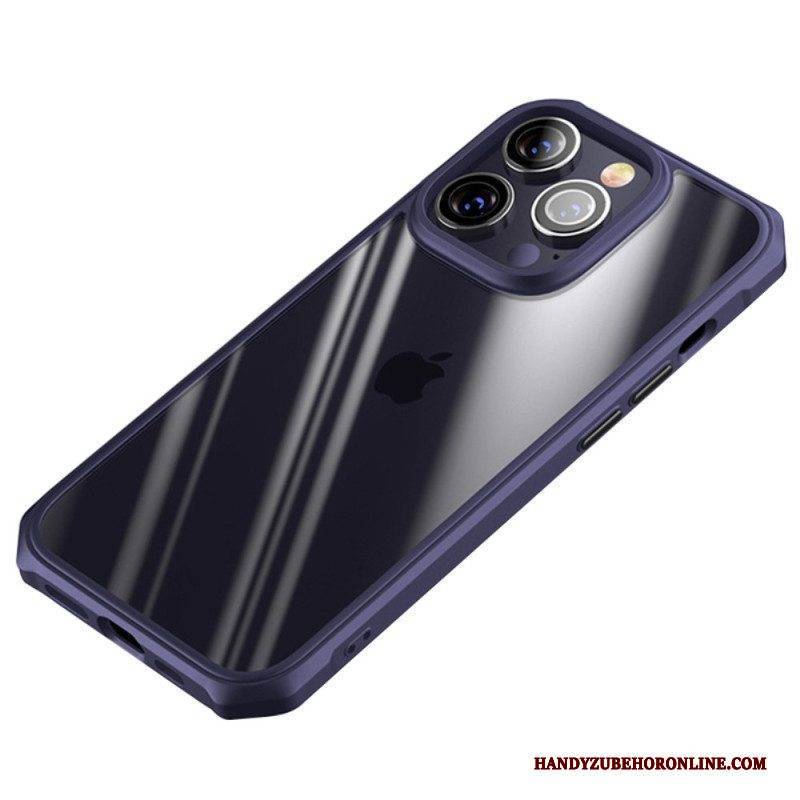 Handyhülle Für iPhone 14 Pro Hybride Farbige Knöpfe