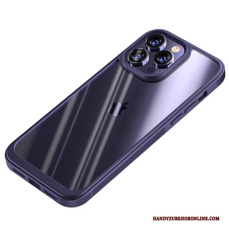 Handyhülle Für iPhone 14 Pro Hybride Rutschfeste Kanten