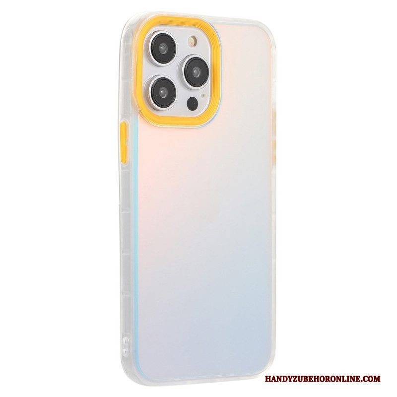 Handyhülle Für iPhone 14 Pro Lasereffekt