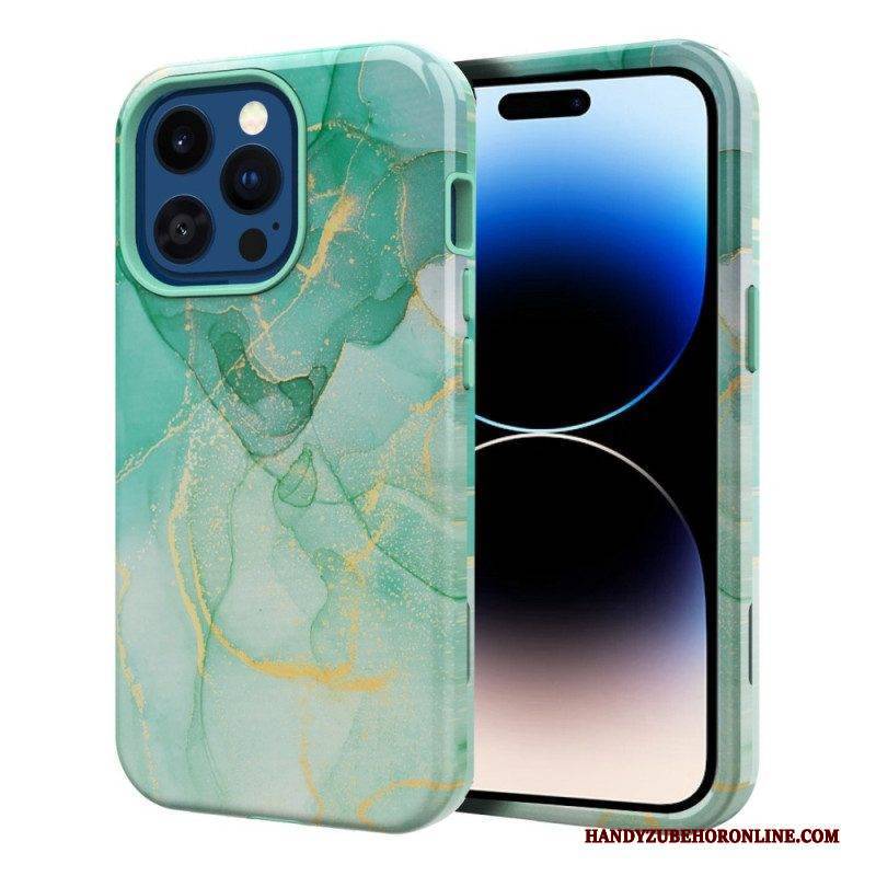 Handyhülle Für iPhone 14 Pro Max Fabelhafter Marmor