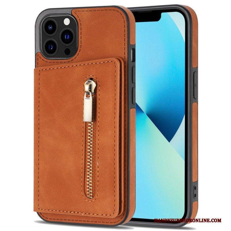 Handyhülle Für iPhone 14 Pro Max Geldbörse Hands-free Support Wallet