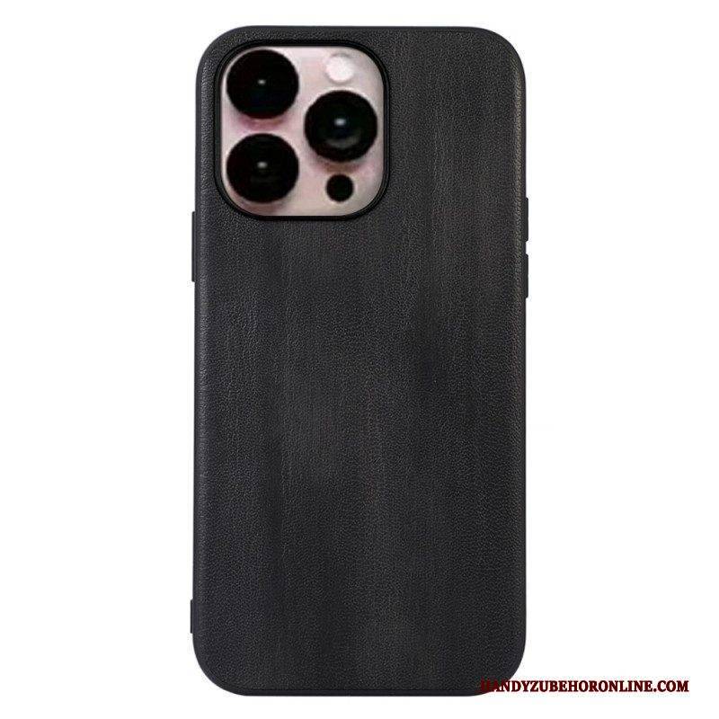 Handyhülle Für iPhone 14 Pro Max Lederstruktur
