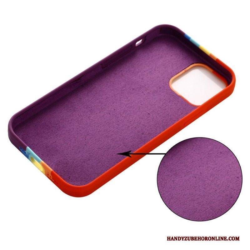 Handyhülle Für iPhone 14 Pro Max Regenbogen
