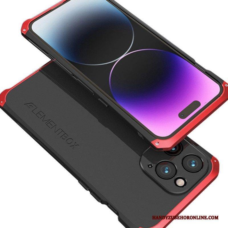 Handyhülle Für iPhone 14 Pro Max Zweifarbiger Metallrahmen