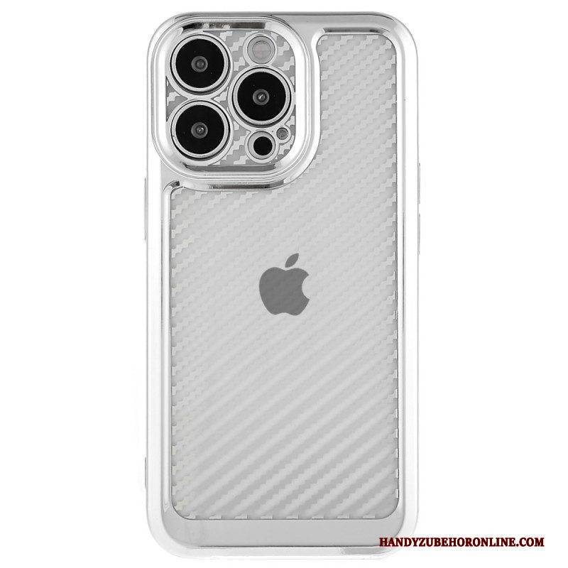 Handyhülle Für iPhone 14 Pro Stilvolle Kohlefaser