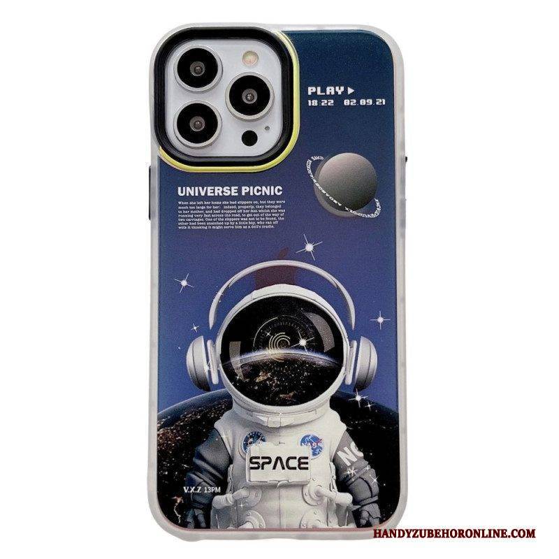 Handyhülle Für iPhone 14 Pro Weltraummann