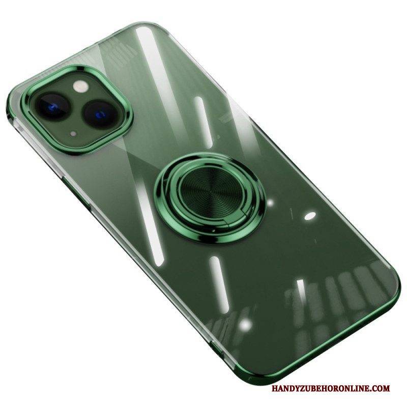 Handyhülle Für iPhone 14 Transparenter Drehring