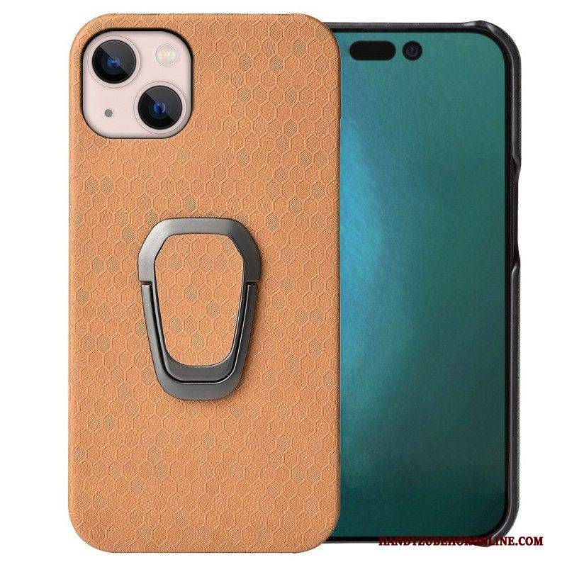 Handyhülle Für iPhone 14 Wabe Mit Ringunterstützung