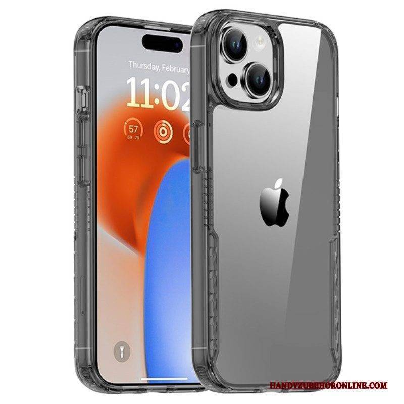 Handyhülle Für iPhone 15 Transparent Getöntes Ipaky