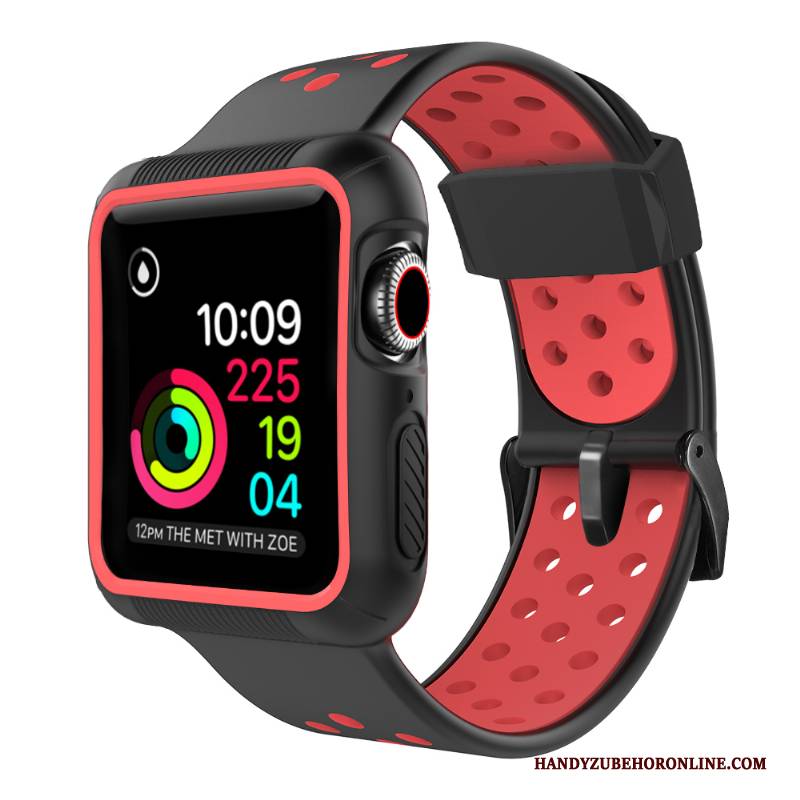 Hülle Apple Watch Series 1 Schutz Sport Schwarz, Case Apple Watch Series 1 Anti-sturz Zweifarbig