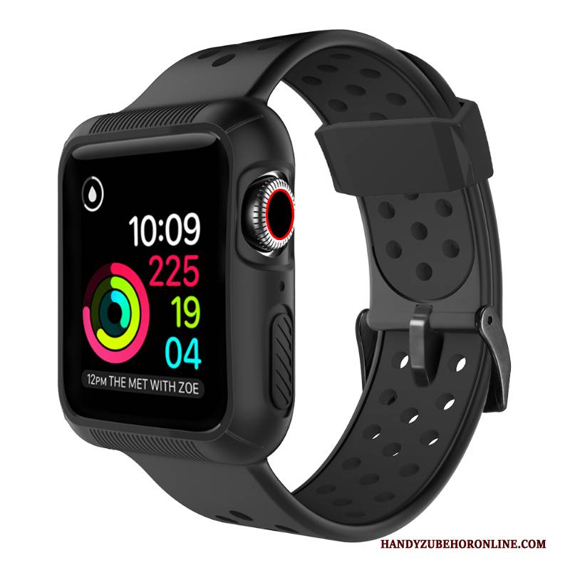 Hülle Apple Watch Series 1 Schutz Sport Schwarz, Case Apple Watch Series 1 Anti-sturz Zweifarbig