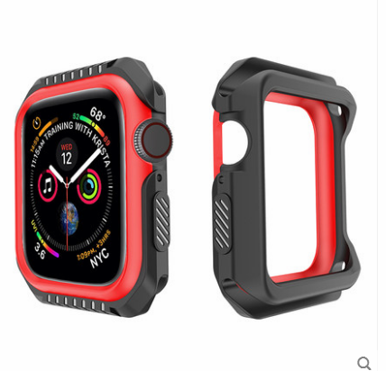 Hülle Apple Watch Series 1 Silikon Blau Grenze, Case Apple Watch Series 1 Schutz Anti-sturz