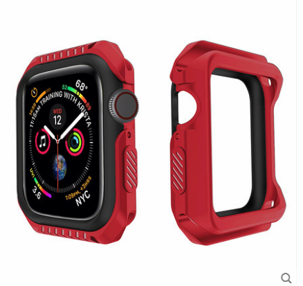 Hülle Apple Watch Series 1 Silikon Blau Grenze, Case Apple Watch Series 1 Schutz Anti-sturz