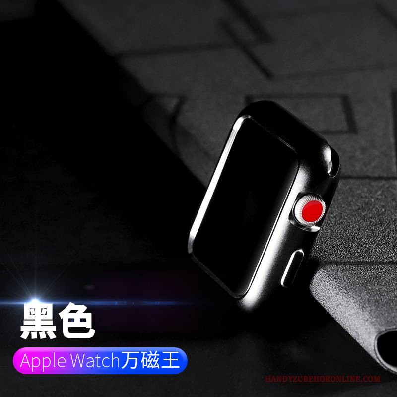 Hülle Apple Watch Series 2 Metall Überzug Anti-sturz, Case Apple Watch Series 2 Taschen Grenze Rot