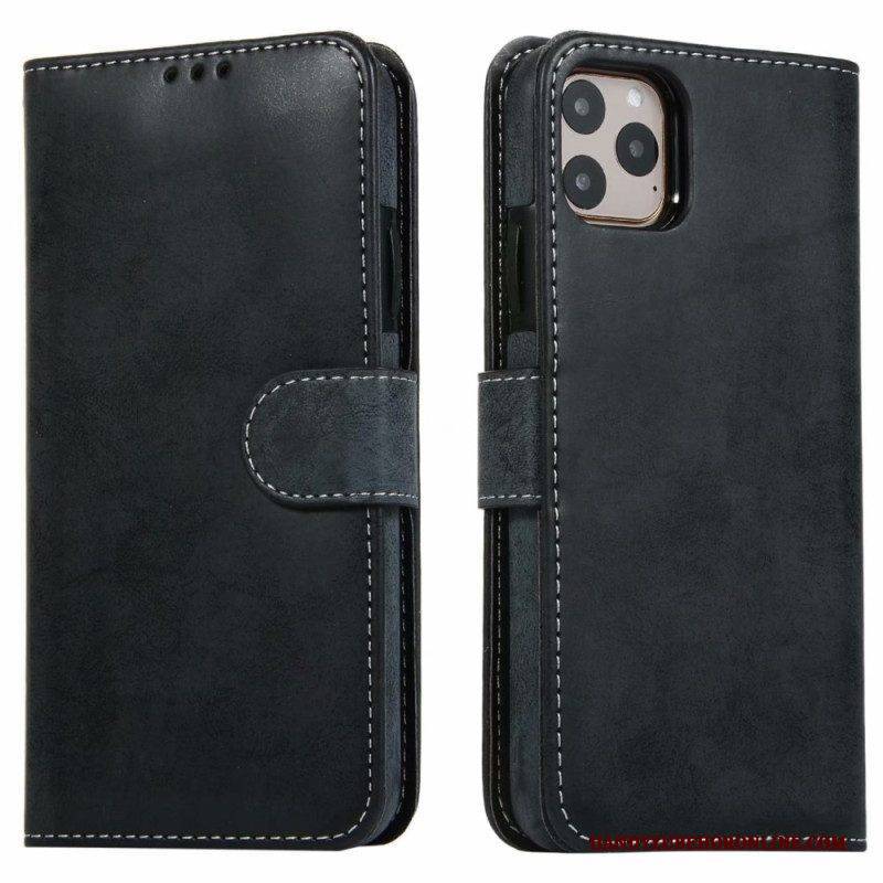 Hülle Flip Case Für iPhone 14 Vintage Abnehmbar