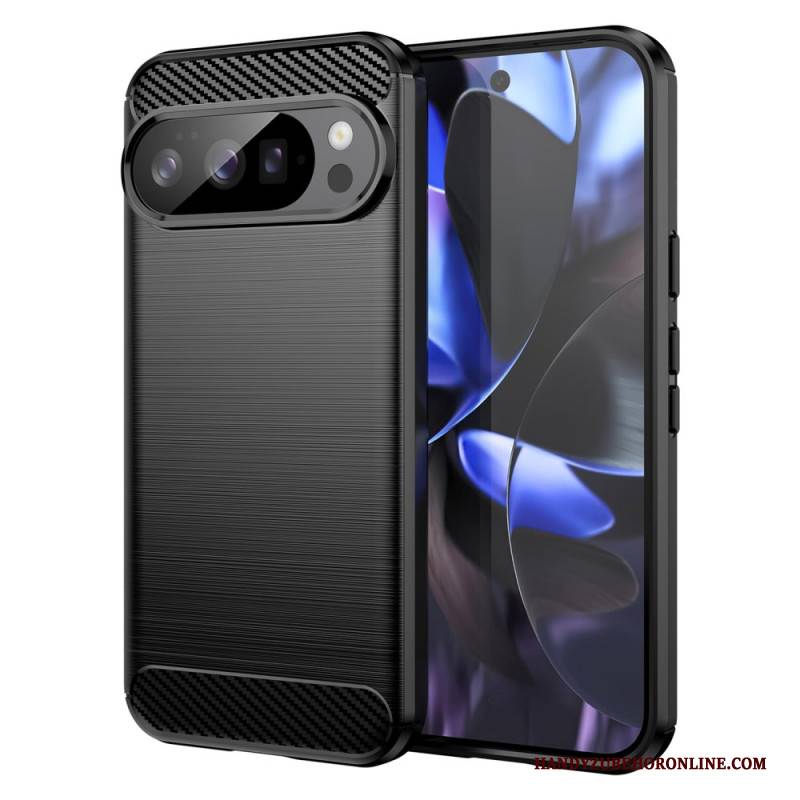 Hülle Für Google Pixel 10 / 10 Pro Gebürstete Kohlefaser
