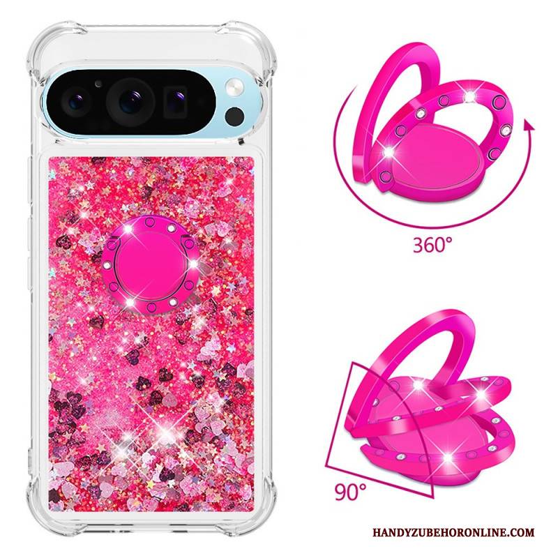 Hülle Für Google Pixel 10 / 10 Pro Glitzer Mit Ringhalter