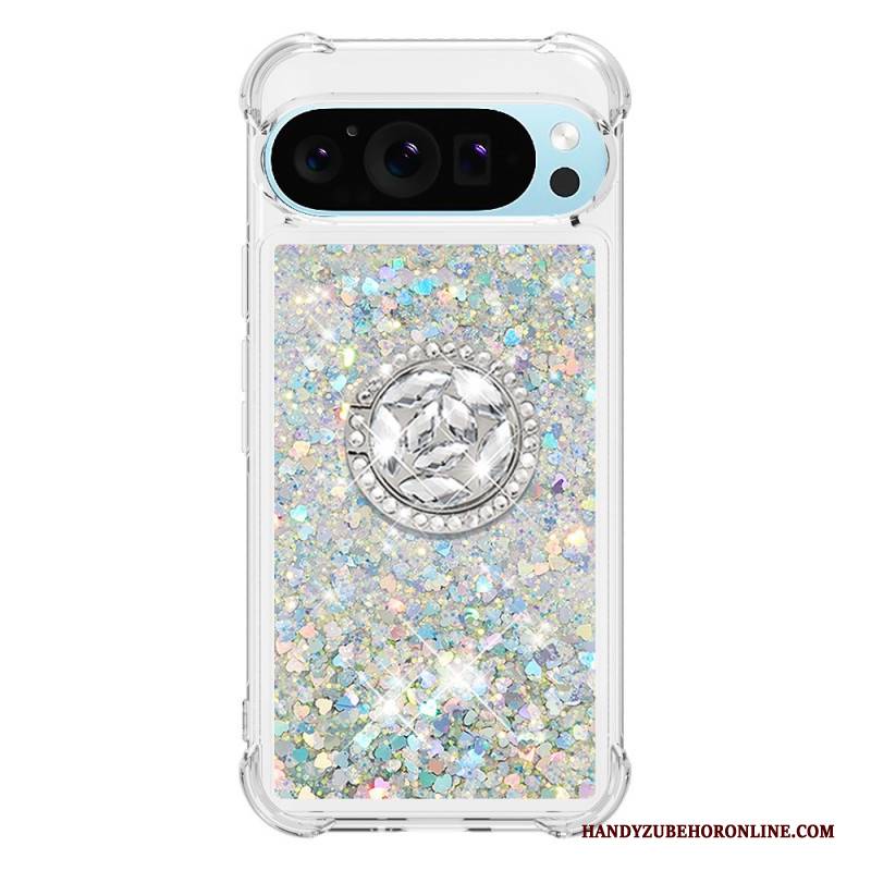 Hülle Für Google Pixel 10 / 10 Pro Glitzer Mit Ringhalter
