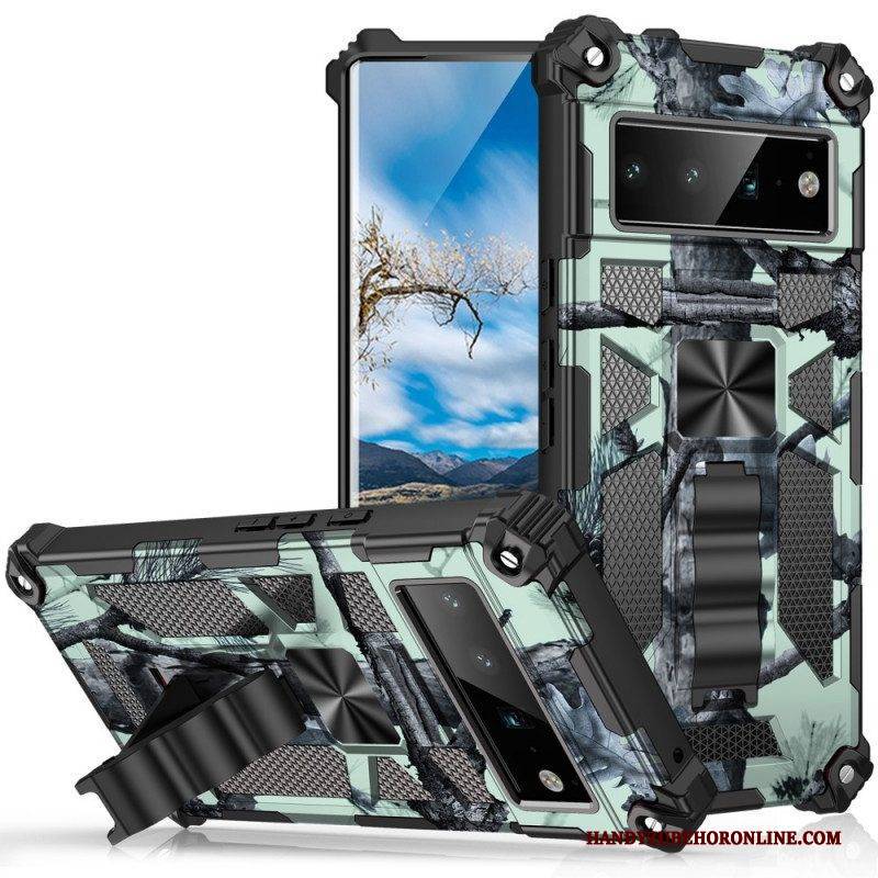 Hülle Für Google Pixel 6 Pro Abnehmbare Tarnung-unterstützung