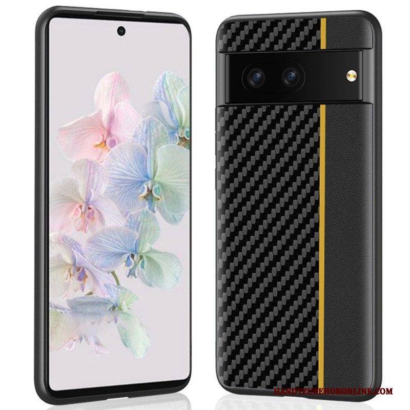 Hülle Für Google Pixel 7 Kohlefaserlinie