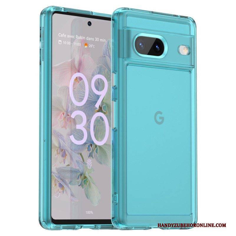 Hülle Für Google Pixel 7 Transparente Candy-serie