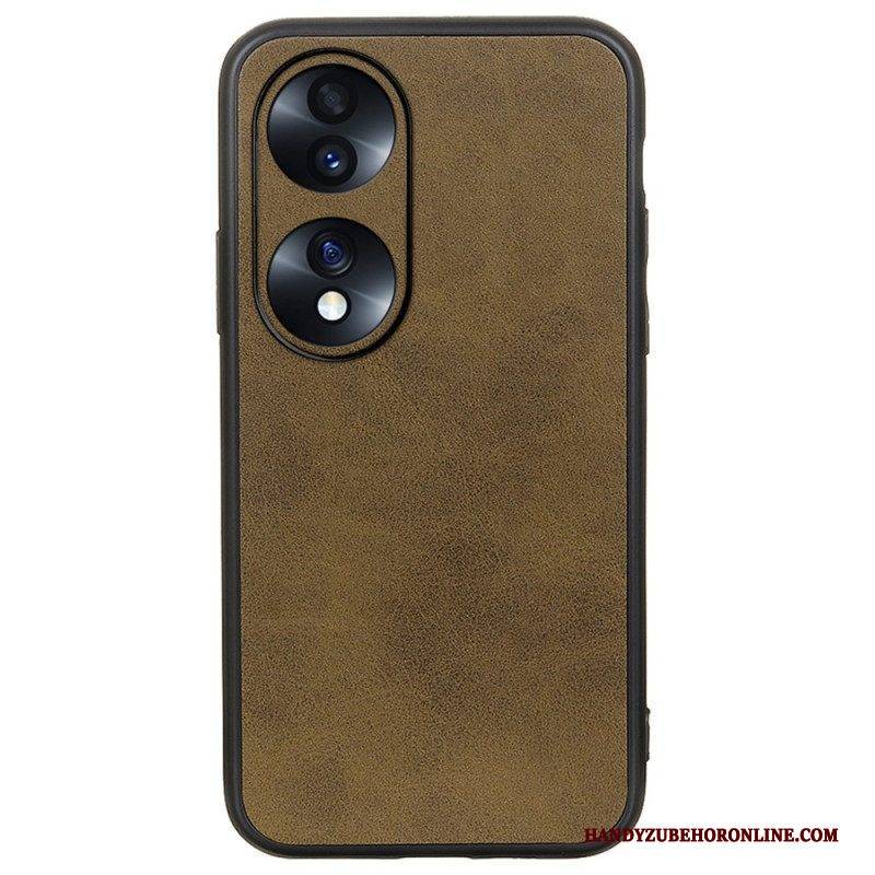 Hülle Für Honor 70 Strukturiertes Kunstleder