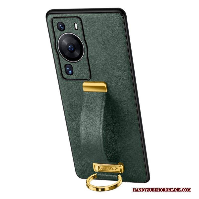 Hülle Für Huawei P60 Pro Mit Riemen- Und Ringhalterungen