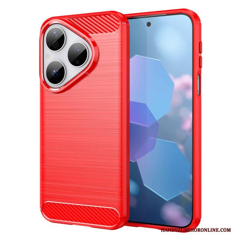 Hülle Für Huawei Pura 80 Gebürstete Kohlefaser