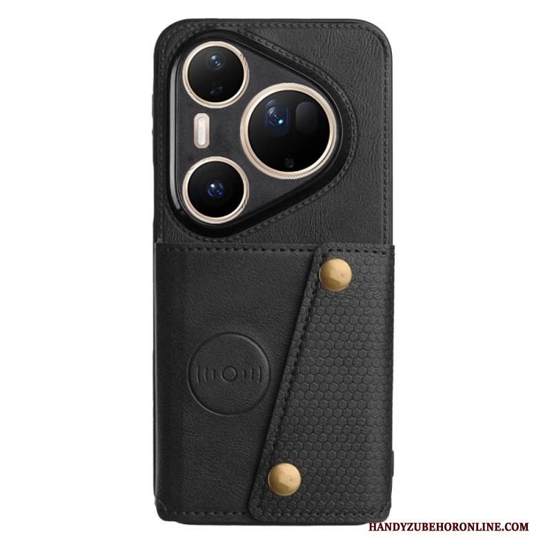 Hülle Für Huawei Pura 80 Ultra Kartenhalter In Lederoptik