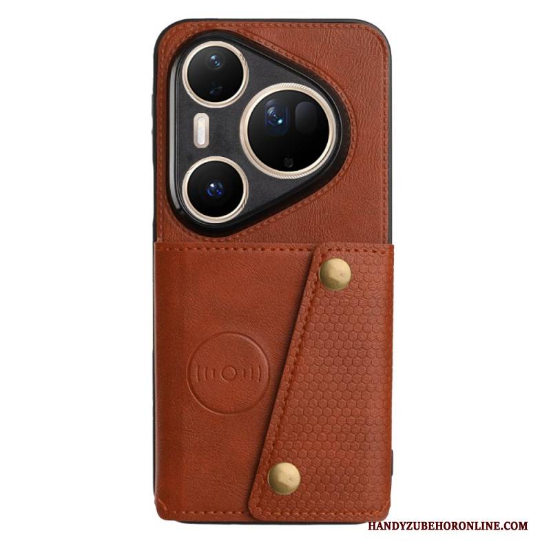 Hülle Für Huawei Pura 80 Ultra Kartenhalter In Lederoptik
