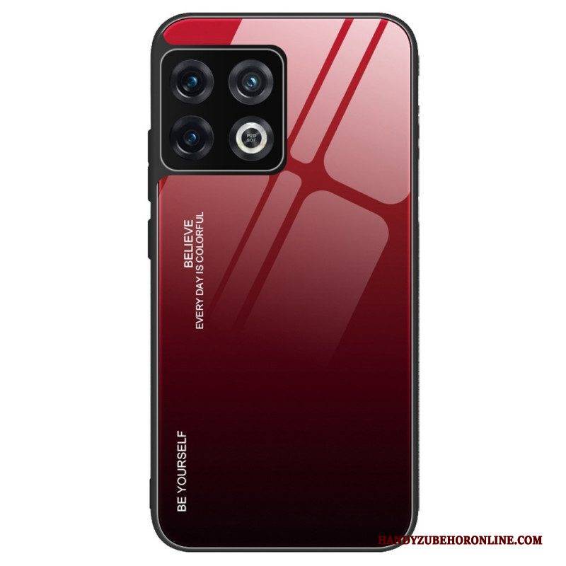 Hülle Für OnePlus 10 Pro 5G Gehärtetes Glas. Sei Du Selbst