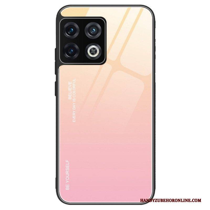 Hülle Für OnePlus 10 Pro 5G Gehärtetes Glas. Sei Du Selbst