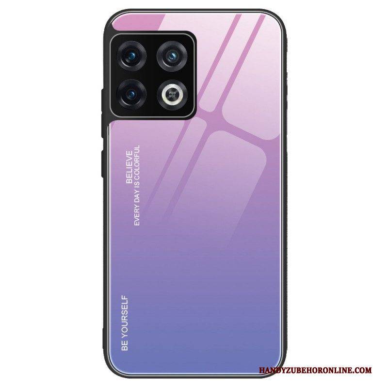 Hülle Für OnePlus 10 Pro 5G Gehärtetes Glas. Sei Du Selbst