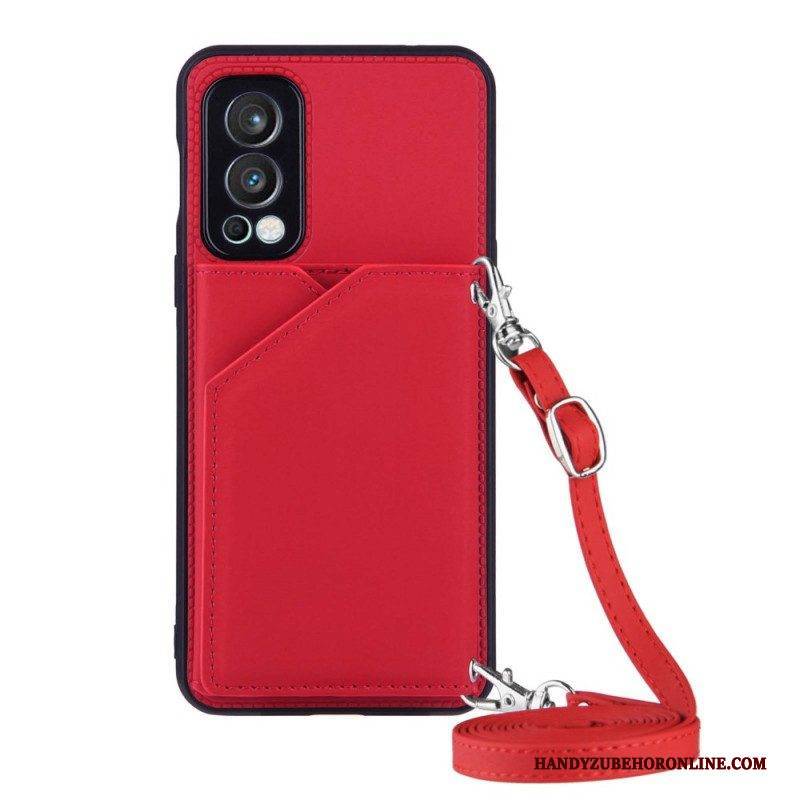 Hülle Für OnePlus Nord 2 5G Trageriemen Für Mehrere Karten