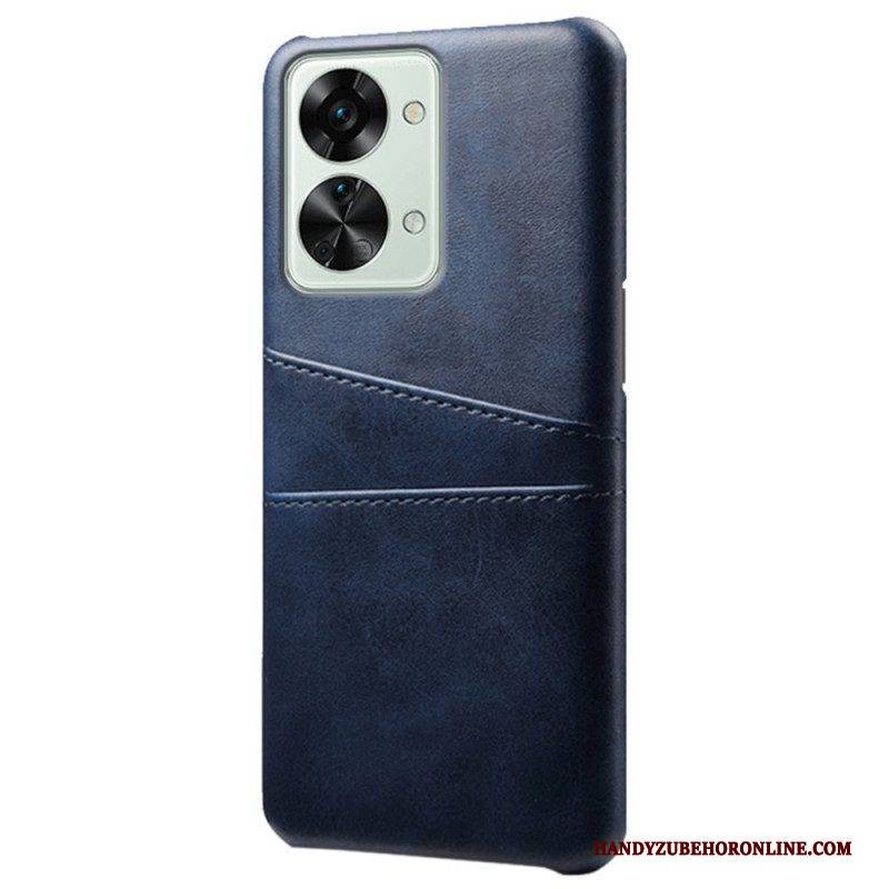 Hülle Für OnePlus Nord 2T 5G Kunstleder Und Starrer Kunststoff