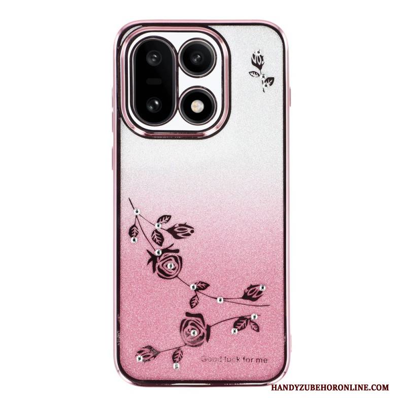 Hülle Für Oneplus 15 Farbverlauf Blumen Und Pailletten