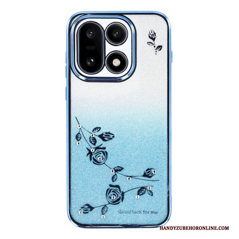 Hülle Für Oneplus 15 Farbverlauf Blumen Und Pailletten