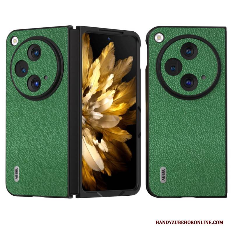 Hülle Für Oppo Find N3 Abeel Natürliches Litschi-leder